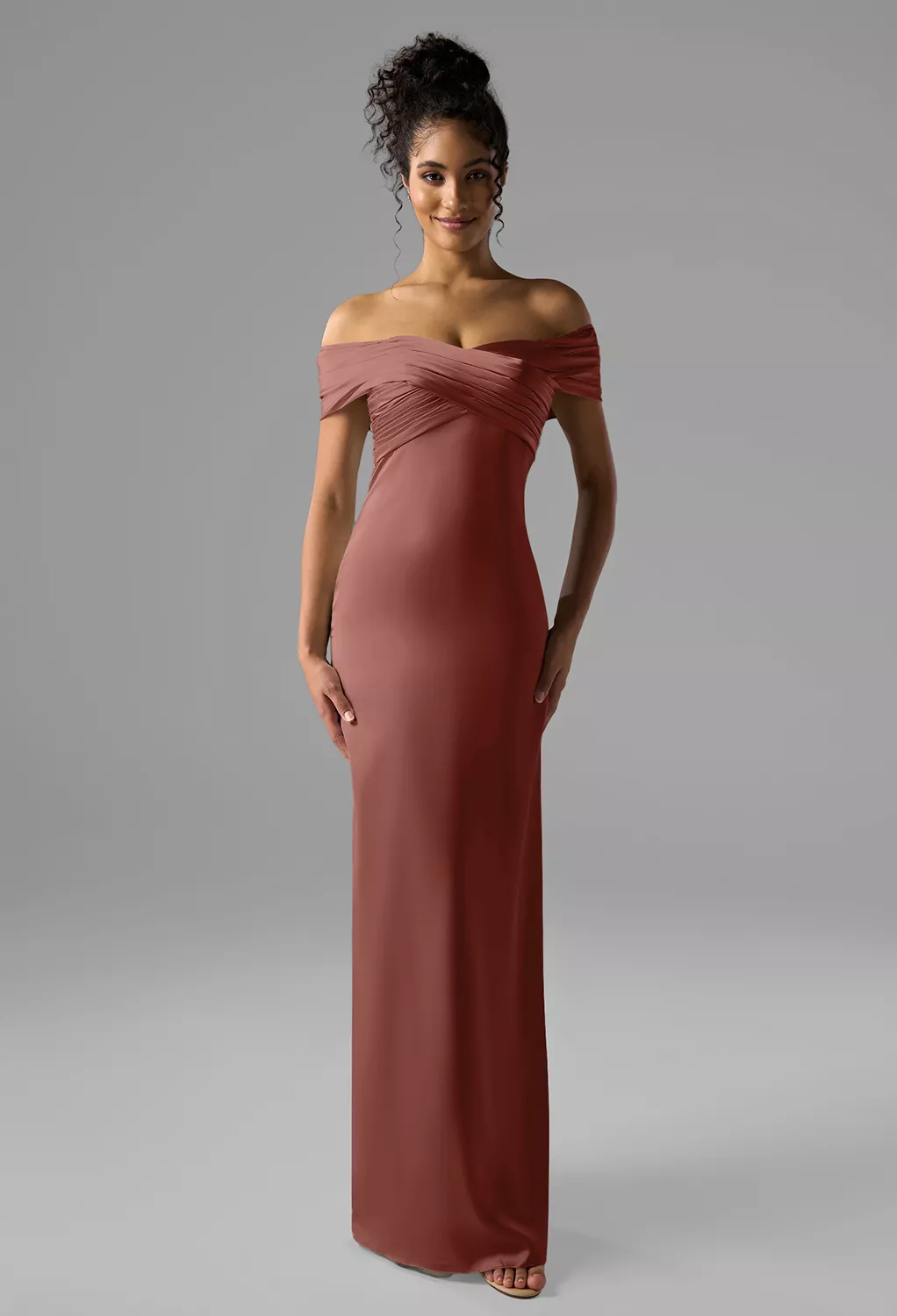 AW Meghan Desert Rose  Cocktail Wedding Guest Dresses